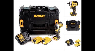 DeWALT DCF809D2T Accu slagschroevendraaier 190Nm 18V XR 2.0Ah in TSTAK