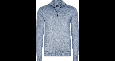 Mario Russo Mario Russo Half Zip Sweater light blue M