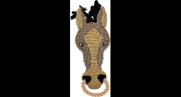Duvoplus - Speelgoed Voor Dieren - Hond - Canvas Paard 31x12cm - 1st