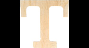 Artemio houten letter T 11.5 cm