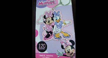 Diamond painting- Katrien & Minnie - Disney- sleutelhanger
