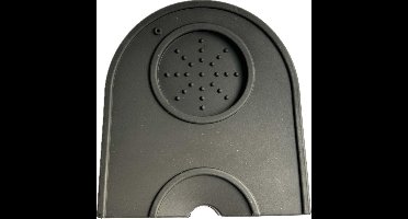 Tampermat met hoek en tamperhouder - Tamper mat - Barista Tamping Station - Tamperstation - Uitklopbak - Barista Accessoires