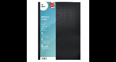 SOHO Dummyboek Blanco – Collegeblok – Harde kaft – 196 pagina’s – Draadgebonden – A4 formaat – Blanco