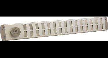 Nedco BV Bold Line schuifrooster 500x65mm aluminium blank