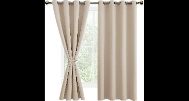 160 x 132 cm (hoogte x breedte voor elke kant) gordijn