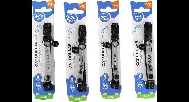 Duvo+ Kattenhalsband Reflecterend Uni Adres Oranje/geel - 20-30cm / 10mm