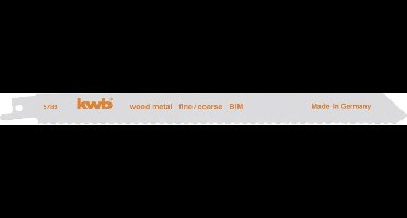 KWB reciprozaagblad - Voor hout, PVC, koper - Lengte 240 mm - BiMetaal - 578930 - 2 stuks