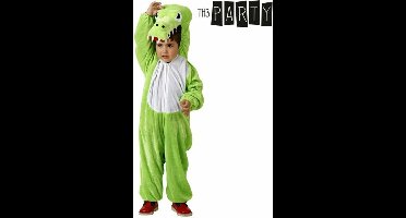 Krokodil kostuum kind maat 10-12 jaar - Maat 7-9