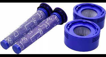 2 X Vervangende filter Geschikt voor stofzuiger Dyson V8, V7, vervanging voor het filter DY-967478-01 + DY-965661-01