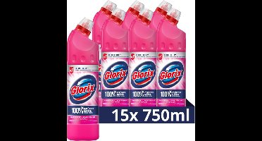 15x Glorix Bleek Pink Power 750 ml