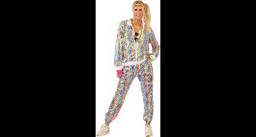 Trainingspak regenboog pailletten