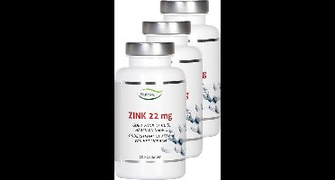 Nutrivian | Zinkmethionine | 100 Tabletten | 3 stuks | 3 x 100 tabletten