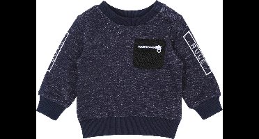 Donkerblauwe sweater Little Trouble Maker