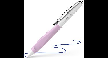 Schneider balpen - Haptify - penpunt M - wit-lavendel - S-135328