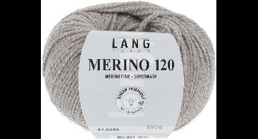 Lang Yarns Merino 120 - 52 wit-beige - Merinowol Garen