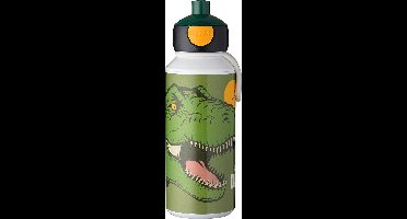 Mepal pop-up drinkfles Campus - 400 ml – Sluit goed af – Drinkbeker voor kinderen – Dino