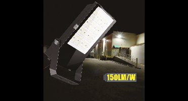 HLT LED Floodlight 150W professional. Waterdicht IP66. 5000K