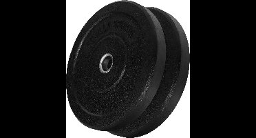 Gorilla Sports Bumper Plates 2 x 5 kg - Halterschijven - 10 kg - Rubber - 50 mm