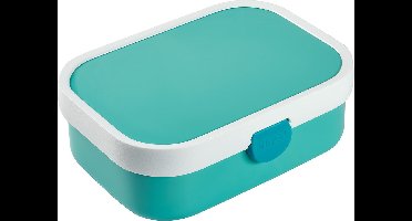 Mepal lunchbox Campus – Broodtrommel met vakjes voor kinderen – Geschikt voor 4 boterhammen – Turquoise