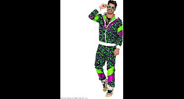 Trainingspak neon panter print retro