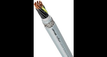 10 meter Lapp 0026219 ÖLFLEX CLASSIC FD 810 CY 2x0,75 mm² PVC stuurstroomkabel I geschikt voor sleepkettingen I stuurstroomkabel afgeschermd 2-aderig grijs
