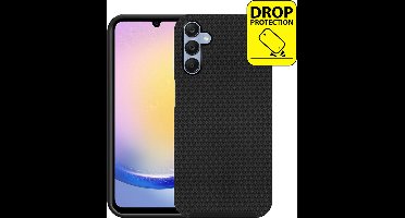 Just in Case hoesje geschikt voor Samsung Galaxy A25 Hoesje - Drop Protection - Armor Case - Zwart