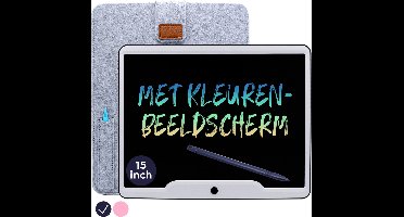 LCD Tekentablet Kinderen "Blauw" 15 inch - Educatief Speelgoed 4 jaar - 5 jaar - Kado - Cadeau - Jongens - Kinderen - Interactief Speelgoed 3 Jaar - Cadeautjes Kinderen - Kleuter - STEM Speelgoed Jongens - Kids Tablet - Ewriter - Speelgoed 6 Jaar