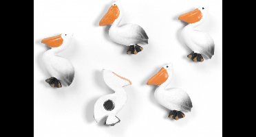 Trendform Magnetische Pelikaan - set van 5 stuks