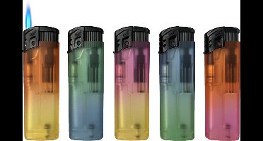 Turbo aanstekers 50 STUKS - JetFLame Lighters - TOM® - Navulbaar