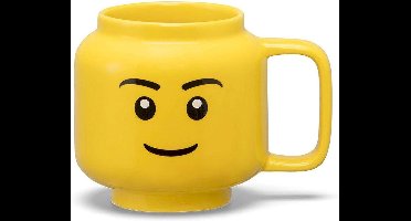 LEGO - Keramische Mok Hoofd Boy 255 ml - Aardewerk - Geel