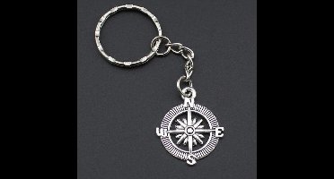 *** Kompas Sleutelhanger - Richting Roos Kompas - Zeeman Sleutelhanger - van Heble® ***