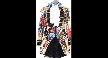 Carnavalsjas Dames - Retro Curves - Verkleedkleren Vrouwen - Carnaval - Maat 4XL