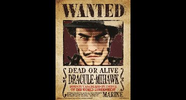 One Piece Live Action Mihawk Wanted Art Print 30x40cm | Poster