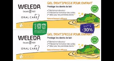 Weleda Tandpasta gel Voor Kinderen Set van 2 x 50 ml