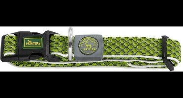 Hunter Hondenhalsband Basic Draad Limoen 20