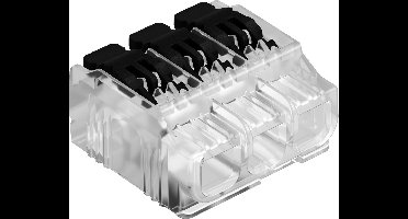 OBO Bettermann 2054423 61 HSK43 Flexibel: 0.02-4 mm² Massief: 0.02-2.5 mm² Aantal polen: 3 75 stuk(s) Transparant