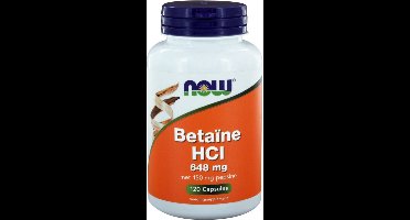 Now Foods - Betaïne HCL - 120 Vegicaps