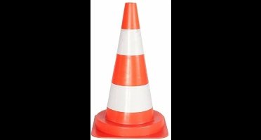 ARBOcentrum - Verkeerskegel - Oranje wit - 50 cm - Hard