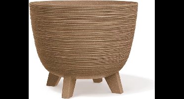 Prosperplast Furu Eco Wood-Naturo - Bloempot met pootjes / Plantenbak - UV-bestendig ⌀ 290mm