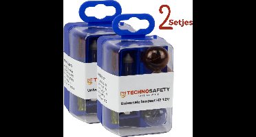 Autolampen set H7 12V 2x 8-delig Complete Autolampenset Inclusief steekzekeringen - Reservelampenset