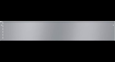 Bellissa Graskant metaal - 20 x 118 cm - Eenvoudig te buigen - Kliksysteem borderrand - Kantopsluiting