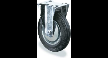 Westfalia Bokwiel met massief rubberen banden, wieldiameter 80 mm
