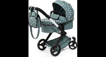 Bayer Design - Combi Poppenwagen Xeo, tas, groen, sterren