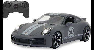Jamara RC voertuig Auto - 402162 RC Auto Porsche 911 Sport Classic - Grijs - 2,4GHz RC Model Kant en Klaar - 1:16 Bestuurbare Auto