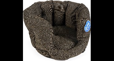 Duvoplus - Dierenkussen - Kat - Mand Ovaal King Brown 50x45x27cm Bruin - 1st