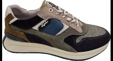 Australian Footwear - Kyoto Sneakers Grijs - Grey-Blue-Green - 43