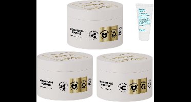 3x Label.M Weightless Soufflé + WILLEKEURIG Travel Size