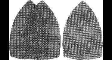 IRWIN chuurgaas 5 PCS met klittenband, 105x150mm K120