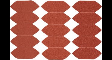 IRWIN Set schuurvingers BLACK+DECKER Mouse, 15PCS, klittenband, 5x K120, 5x K180 en 5x K240