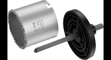 IRWIN TCT gatzaag, diameter 73mm, voor steen, inclusief adaptor